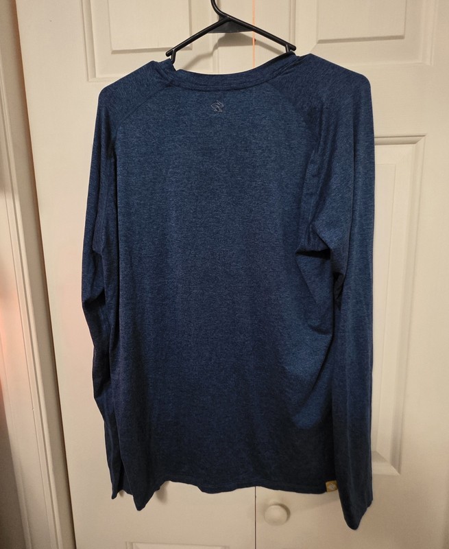 Rabbit Running Men’s EZ Tee Long Sleeve Blue Size XLarge gallery