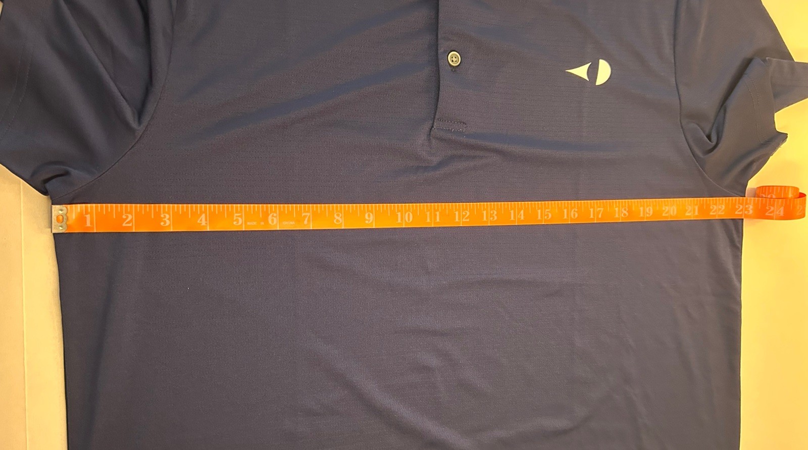 Grand Slam Performance Men's Henley Navy Blue Tennis Shirt Large Short Sleeve gallery