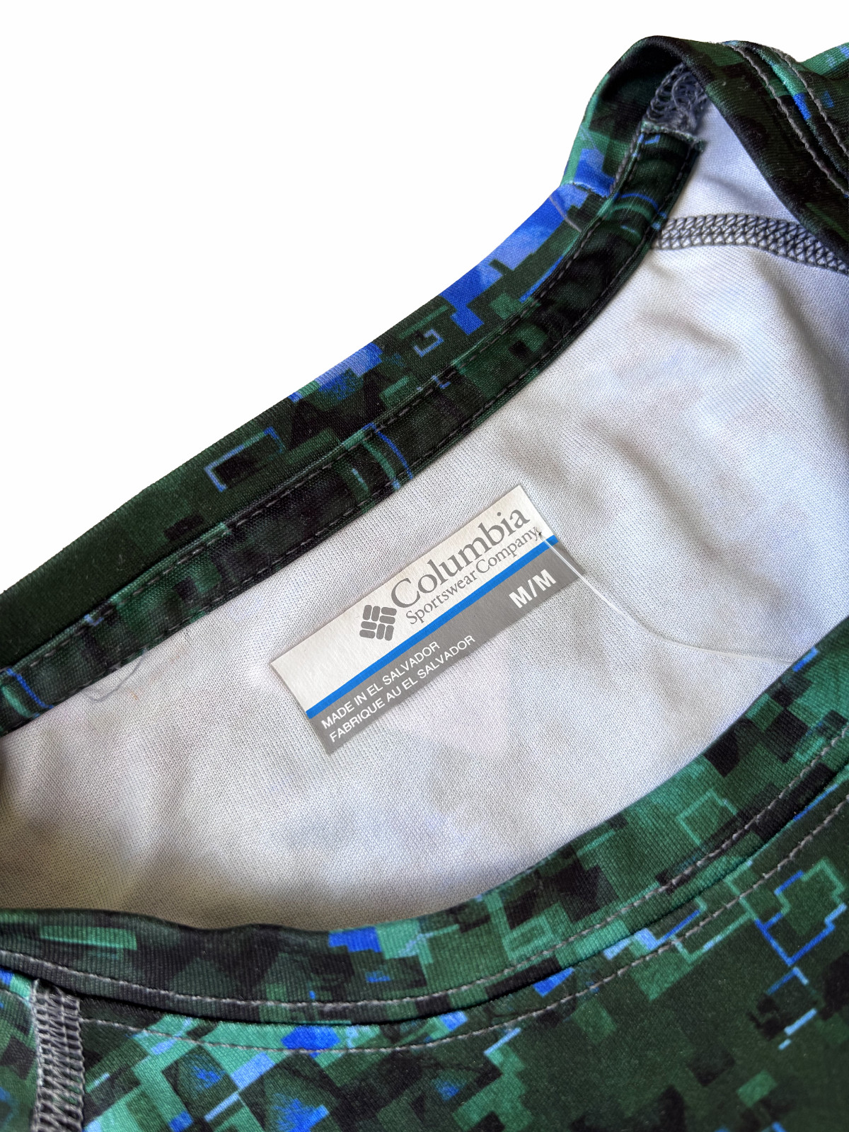 Columbia PFG Super Terminal Tackle Shirt Mens M Green Digital Camo Omni Shade gallery