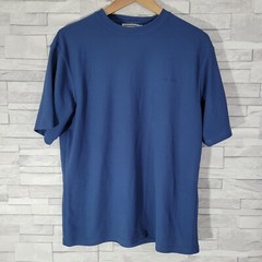 Mens CRAGHOPPERS T Shirt Top Medium Blue Walking Hiking Crew Neck Breathable