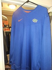 Nike Dri-Fit Long Sleeve Shirt Royal Florida Gators Game Royal XL
