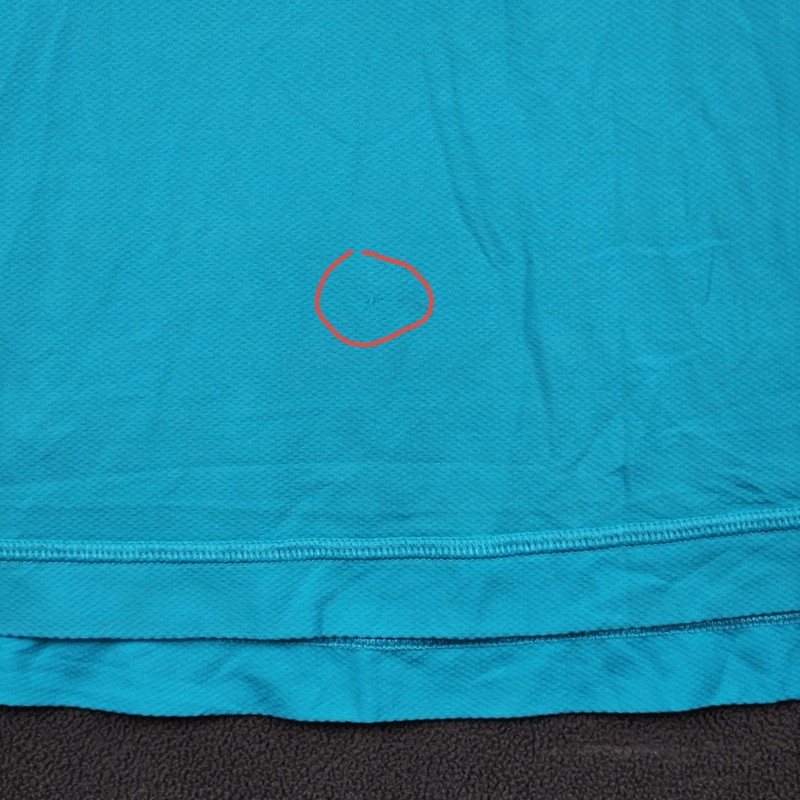 Lululemon Precise Singlet Tank Mens Small Gray Blue Colorblock Mesh LM1030S gallery