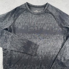 Nike Shirt Mens Large Black Therma Fit Fleece Baselayer Athletic Performance