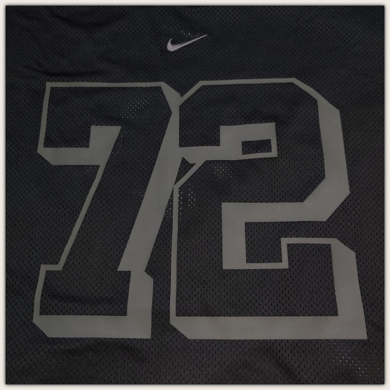 NWT Nike Football Next Up Lifestyle Jersey #72 IH7492-010 Black Men's XXL gallery
