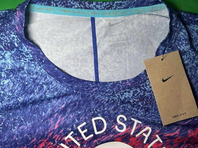 Nike Team USA Pro Elite Running Top Dri-Fit Track Field Women Medium FJ3432-635 gallery
