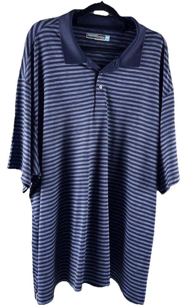 Roundtree & Yorke Men's Performance Polo/Golf Shirt - Big & Tall - 3XB