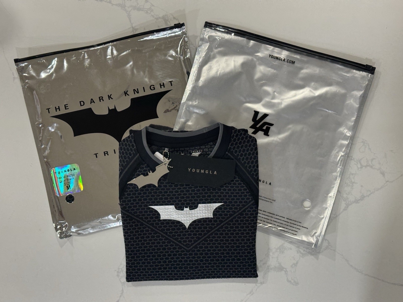 YoungLA Batman Compression Shirt Size Medium gallery
