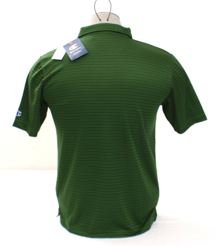 Champion Colorado State University Rams Green Short Sleeve Polo Shirt Men's S gallery