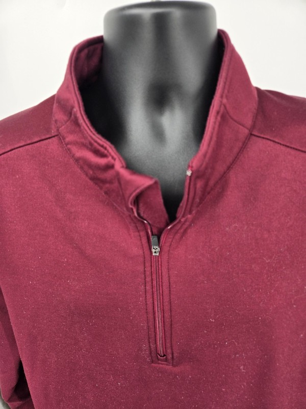 Callaway Golf Pullover 2XLT TALL Red 1/4 Zip Golf Golfer Thermal Long Sleeve ! gallery