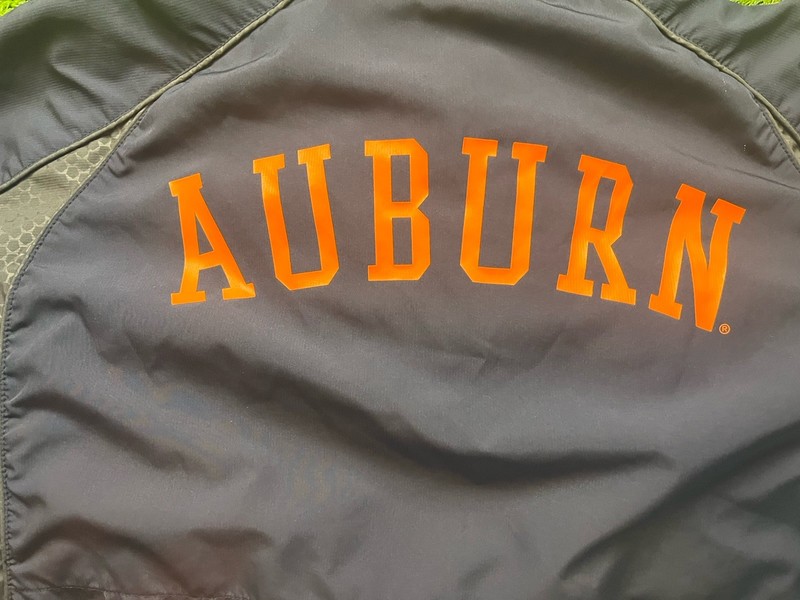 Colosseum Athletics Auburn Tigers Pullover Windbreaker Jacket Men’s Medium Navy gallery