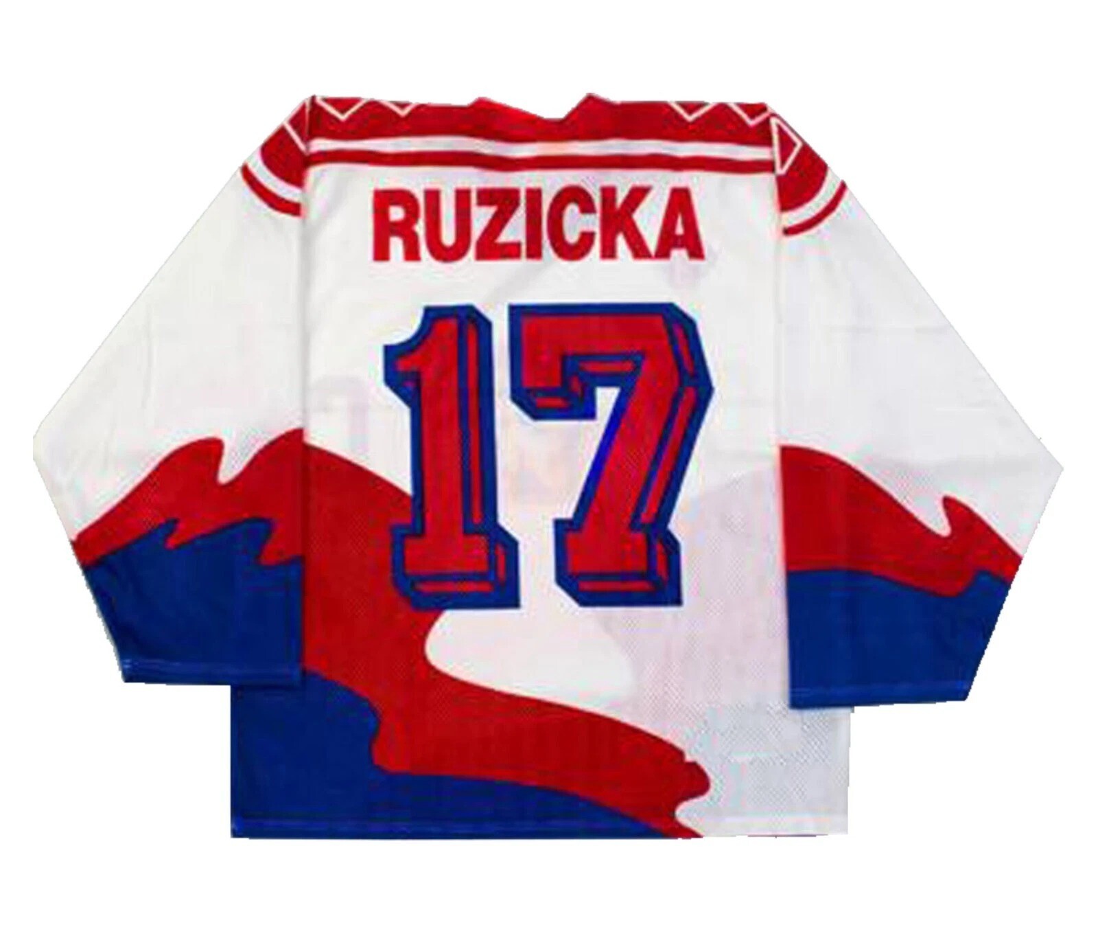 Vladimír Růžička Ruzicka #17 Team Czech Czechoslovakia Hockey Jersey Stitched gallery