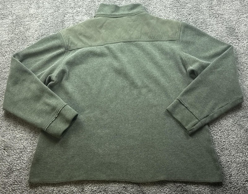 The North Face A5 Series Pullover Mens Large Green 1/4 Zip Fleece Hiking Top gallery