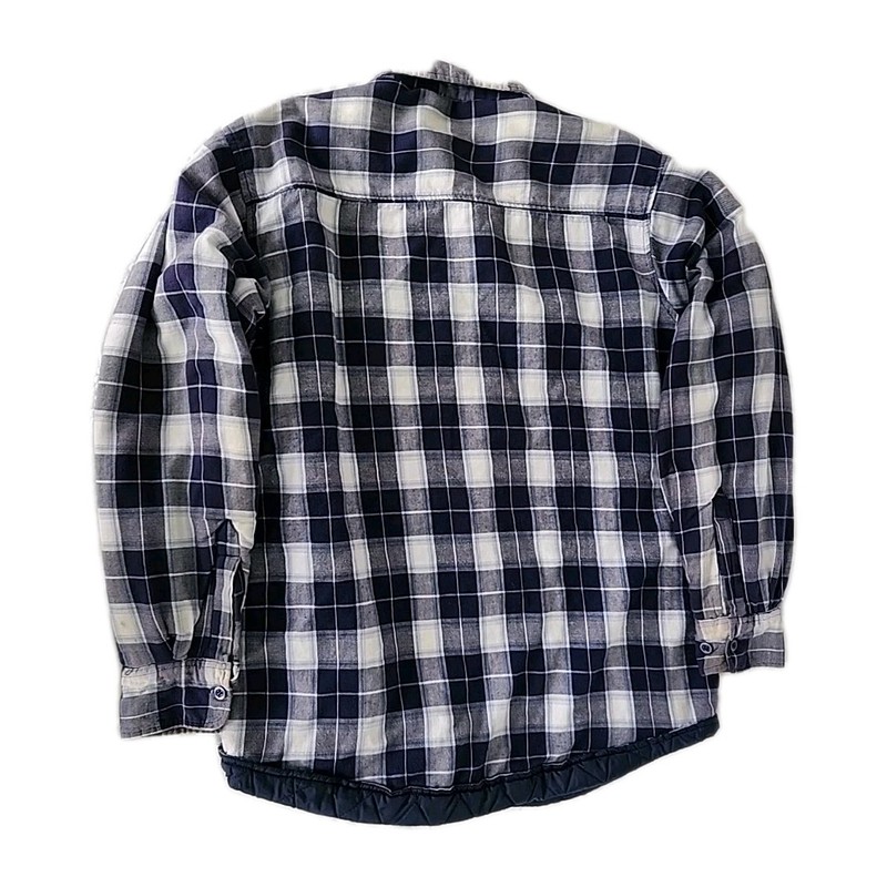 Ozark Trail Men's Large Quilted Heavy Flannel Plaid Button Long Sleeve Shirt gallery