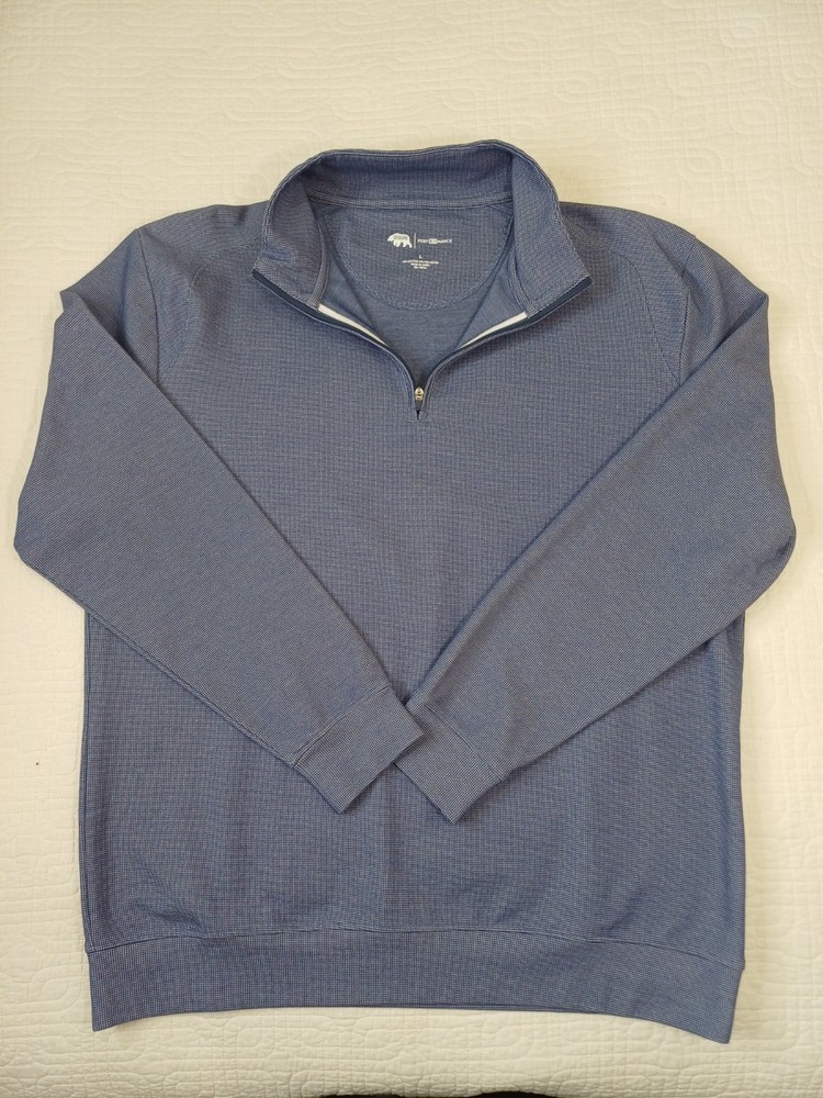 Onward Reserve Golf Performance Quarter Zip Pullover Size Men’s Large Blue Abst