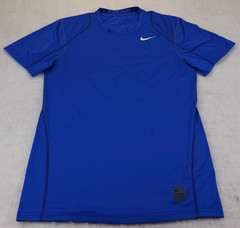 Nike Pro Dri Fit Fitted Shirt Men’s Size Small Crewneck Royal Blue 703104-480