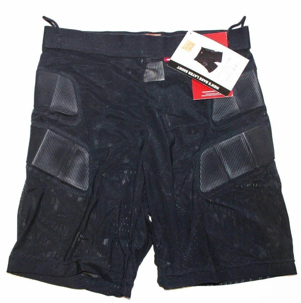 NEW Red Baselayer Padded Underwear Shorts Black Mesh Mens Small $69.95 gallery