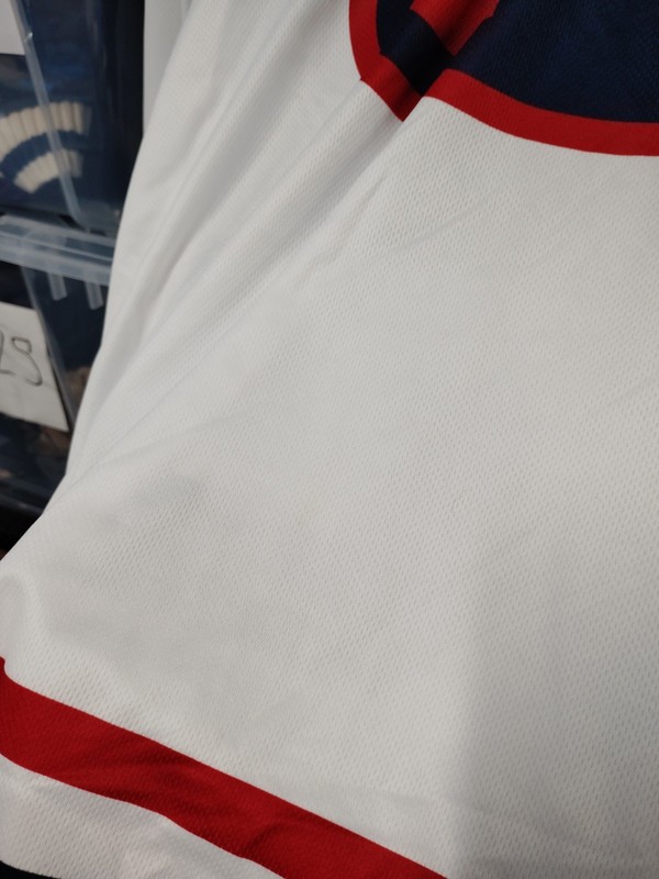 Champion Jersey Shirt Size 44 Long sleeve Polyester Hockey Ligntly Worn A23 gallery