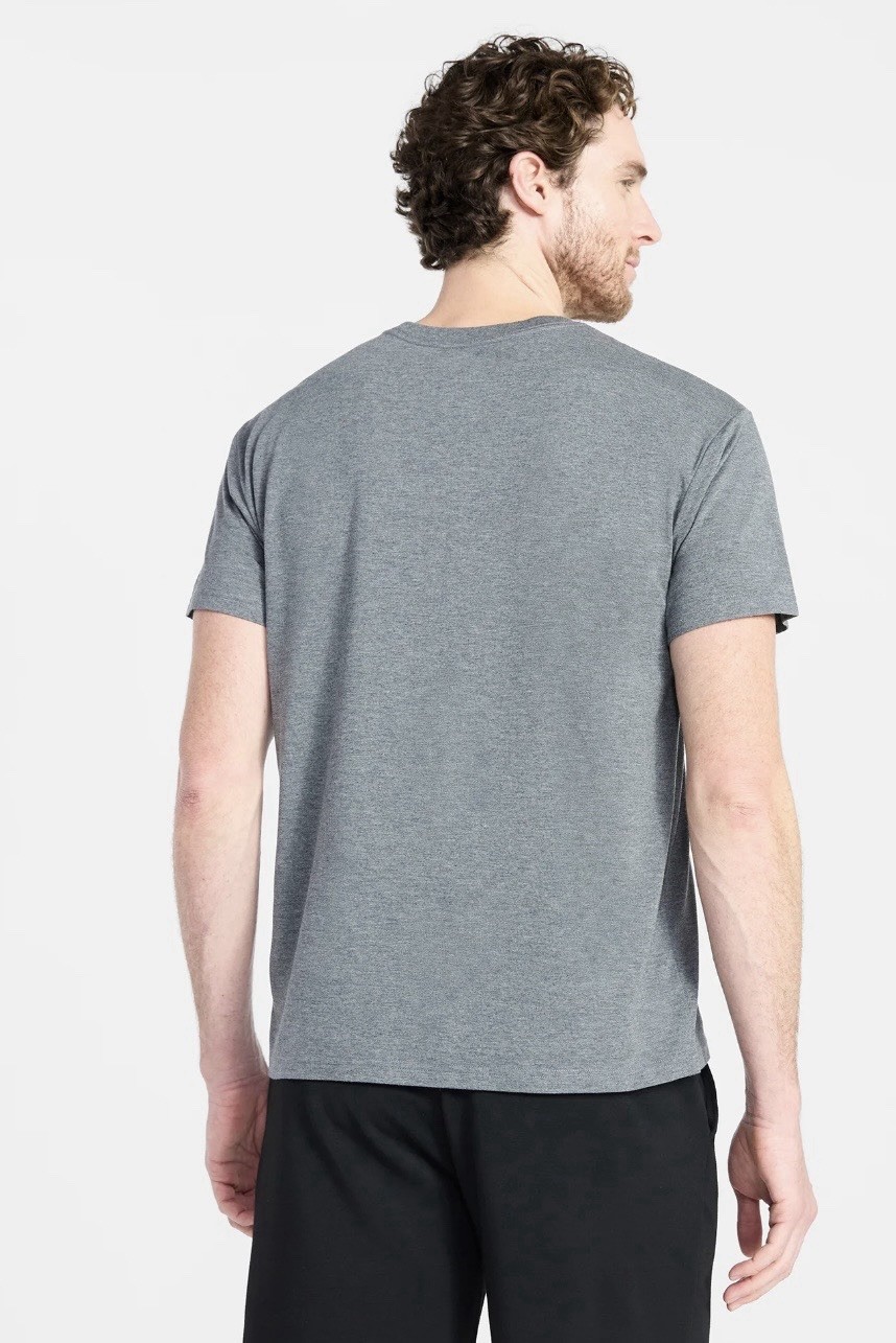 Mens 3XL Athletic Works Tri-Blend Charcoal Grey Heather 2 Pack TShirt 1163 gallery