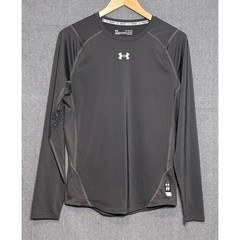 Under Armour Mens XL Hockey HeatGear Compression Shirt Gray Base Layer