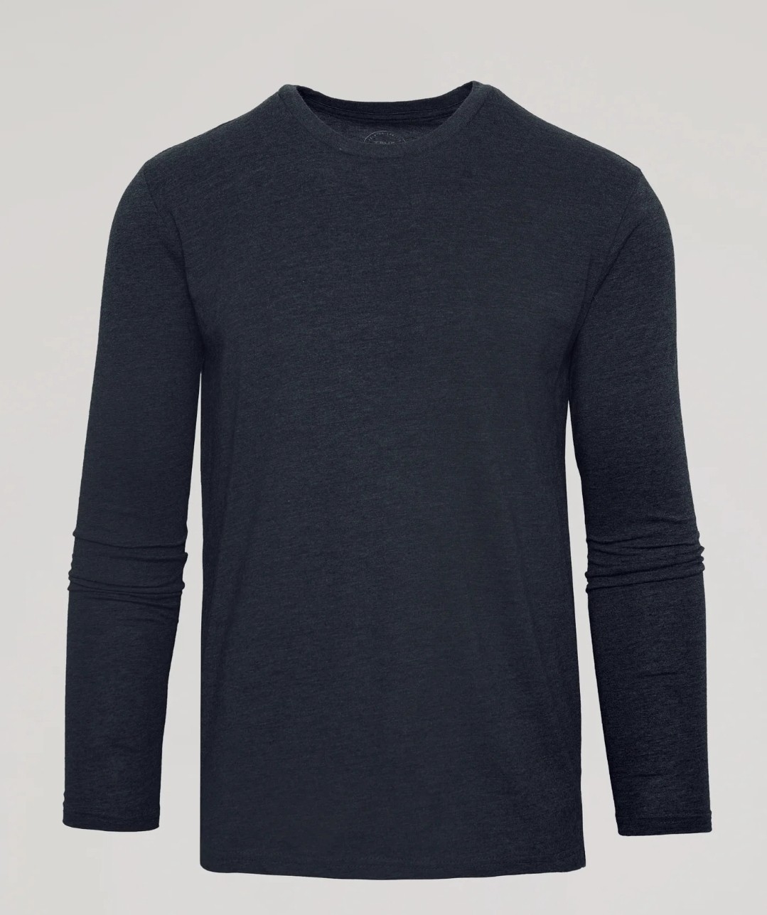 3x True Classic Long Sleeve Crew Lot Of 3 - Charcoal Heather Gray Sz L Classic gallery