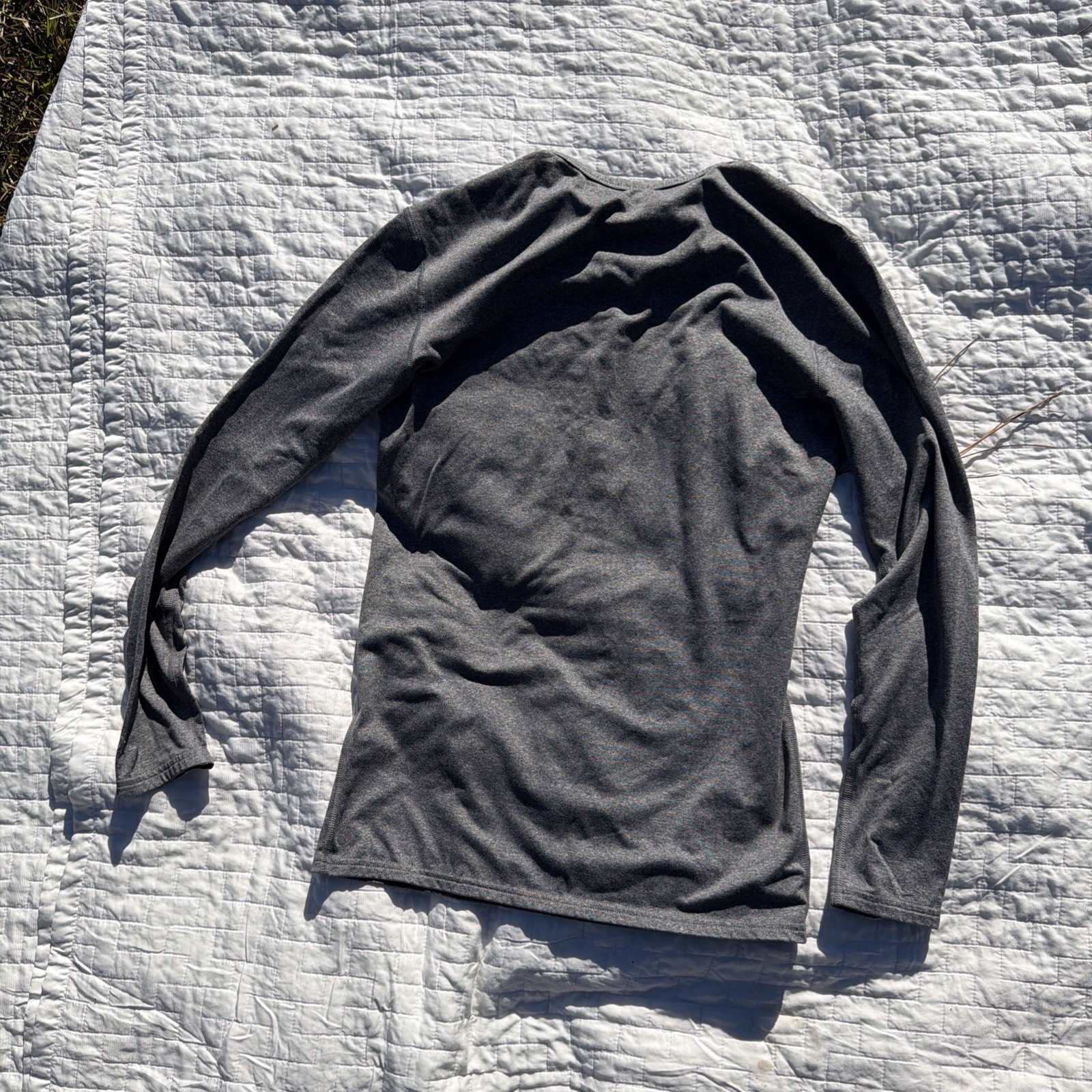Men’s Or Women’s Thermal Long Sleeved Champion Gray Shirt gallery