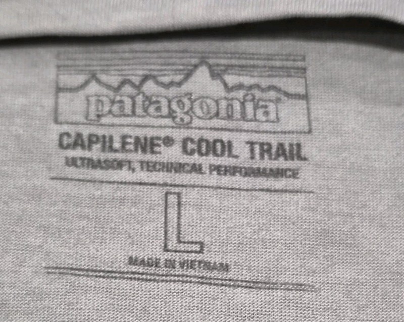 MENS PATAGONIA CAPILENE COOL TRAIL SHIRT SIZE LARGE gallery