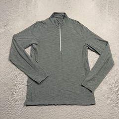 Lululemon Surge Warm Half Zip Mens Medium Green Pullover Jacket Sweater Rulu Top
