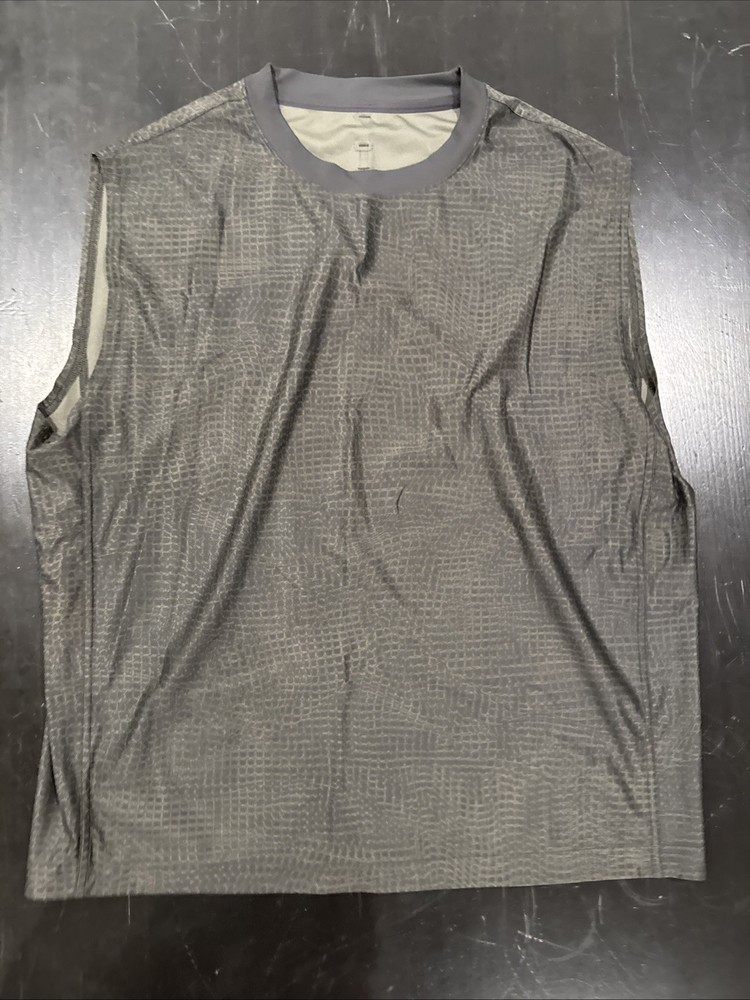 Men’s Lululemon Drysense Training Sleeveless Shirt Snakeskin Size L