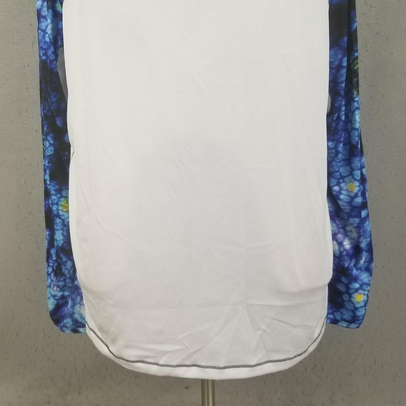 Reel Legends Shirt Mens XL Blue White Long Sleeve Fishing Gaiter REEL-TEC gallery