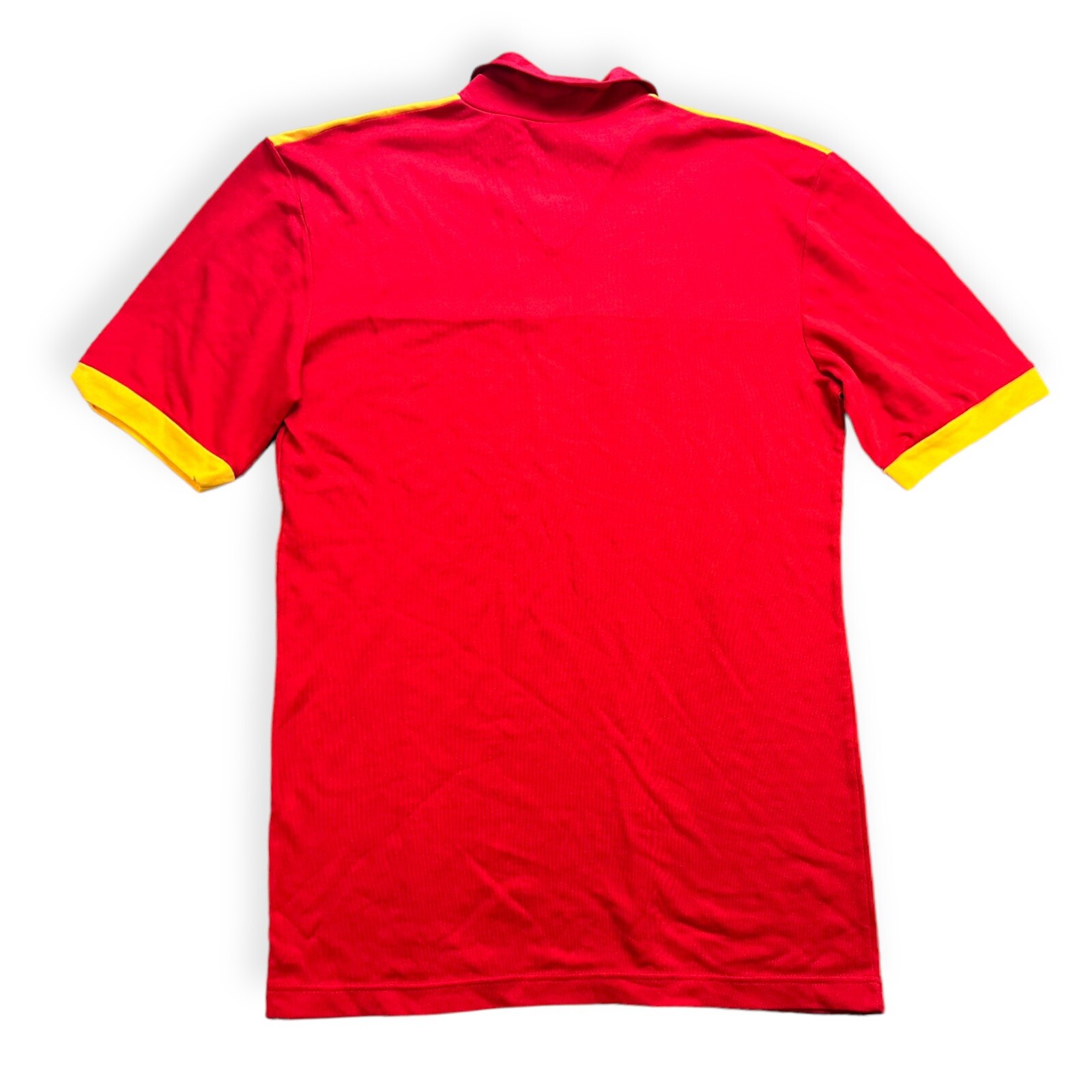Diadora Vintage Jersey Size 5 Approx L Blank Football Shirt 80s Jersey Red MZ25 gallery