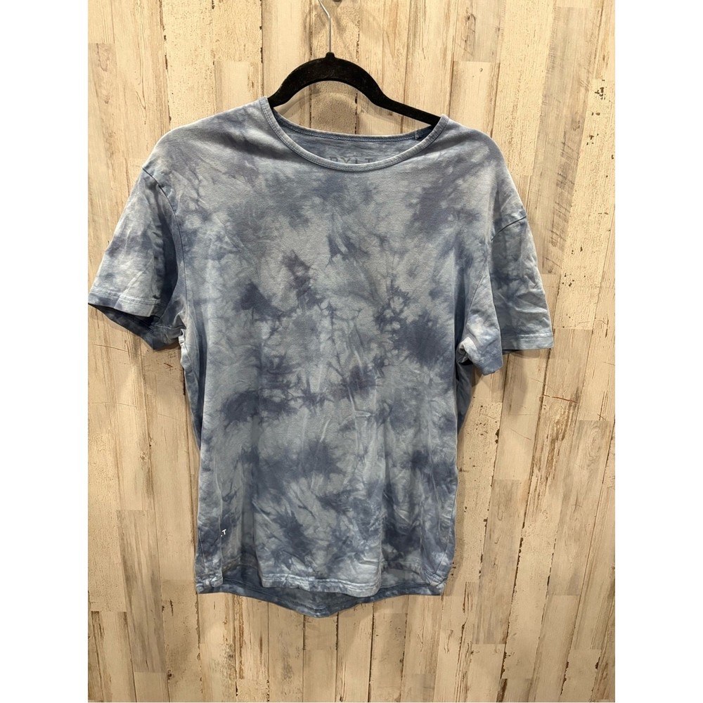 BYLT Blue Cloud Dye Tee 100% Cotton Premium Basics Men’s Small Gym Workout