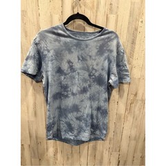 BYLT Blue Cloud Dye Tee 100% Cotton Premium Basics Men’s Small Gym Workout