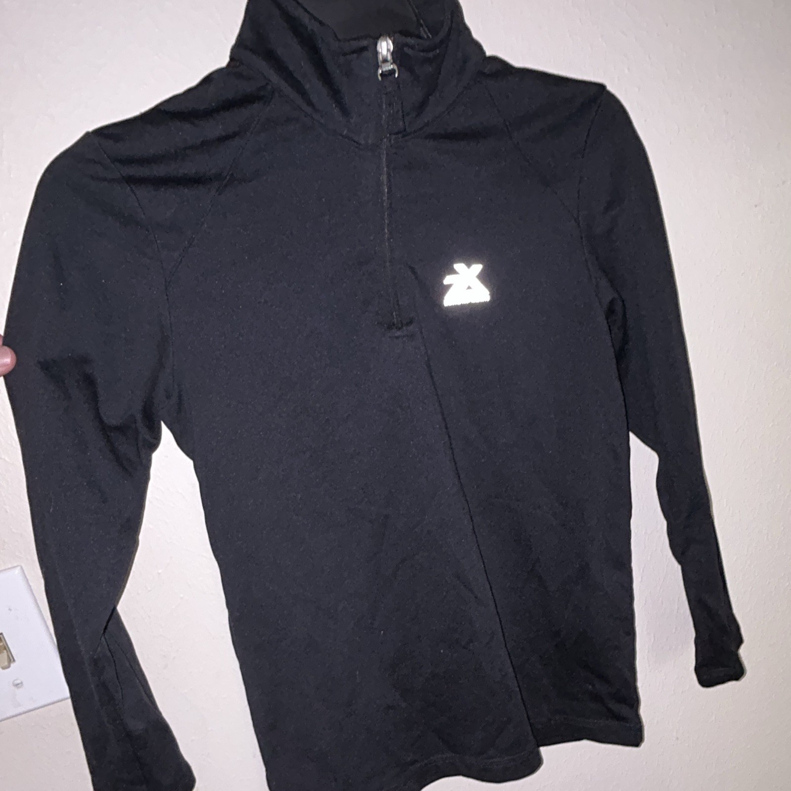 ZeroXposur Men’s Black 1/4 Zip Mock Neck Long Sleeve Polyester Pullover M gallery