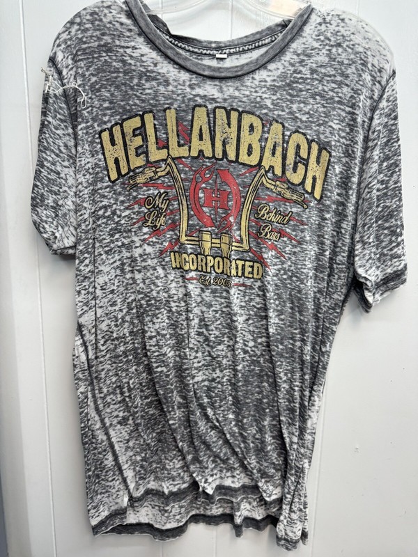 hellanbach shirt Gray white stonewash XXL Athletic fit gallery