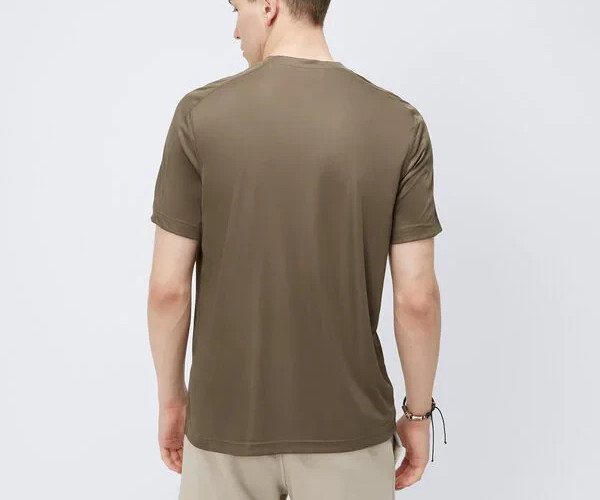 Reebok Men's Short Sleeve M Athletic Training Tech Tee T-shirt Dark Green-Brown gallery
