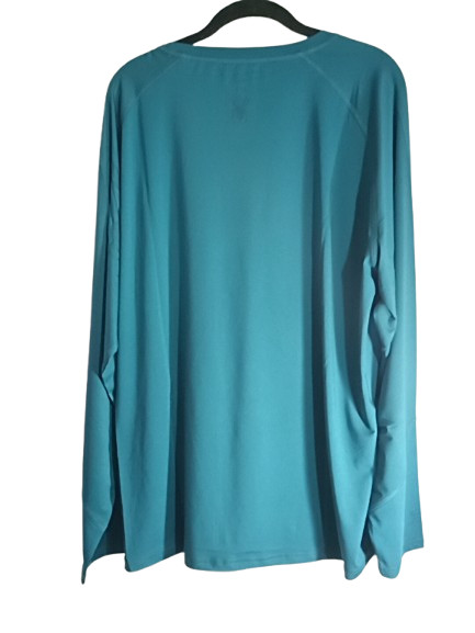 Spyder Swim Men's Shirt Sz XL Blue Long Sleeve UPF Rash Guard Wicking Quick Dry gallery