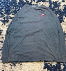 Vintage 90s Adidas Embroidered Equipment Logo Long Sleeve T-Shirt