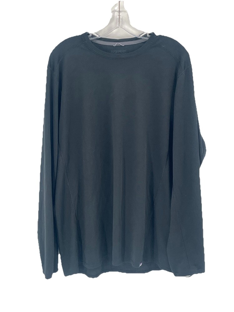 Patagonia Capilene Baselayer Top Long Sleeve Black Mens Sz XXL Outdoor