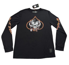 Roark Motorhead Run Amok Shirt Mens Medium Mathis Ace of Spades Long Sleeve NWT