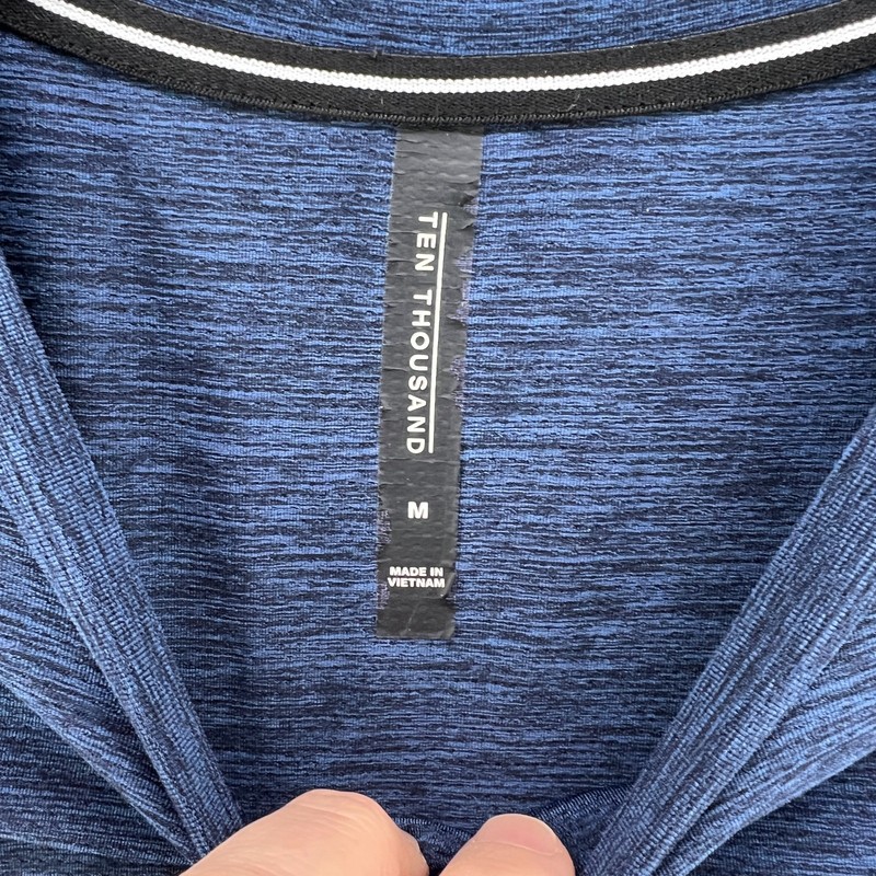 Ten Thousand Versatile & 2.0 2 Shirt Lot Men's Medium Blue Gray Heather Stretch gallery