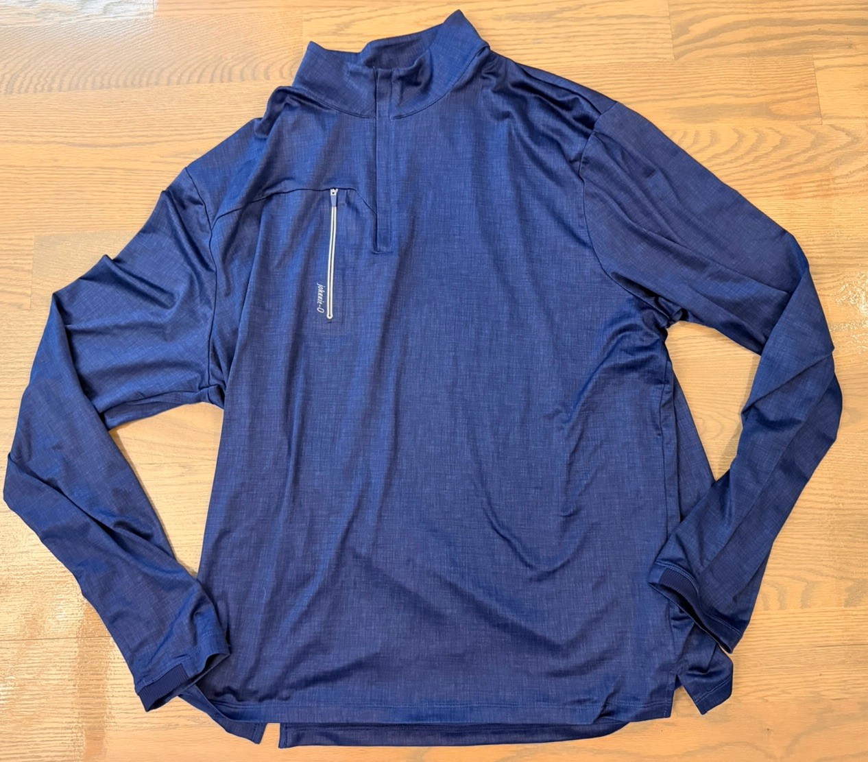 johnnie-O Spur Performance 1/4 Zip Pullover Men’s large Navy Blue Long Sleeve gallery