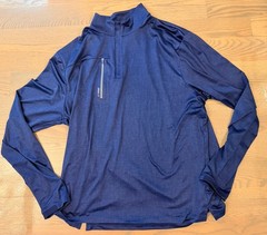 johnnie-O Spur Performance 1/4 Zip Pullover Men’s large Navy Blue Long Sleeve