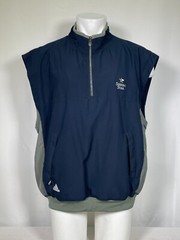 Sierra Star Golf Club Adidas 1/4 Zip Blue Performance Stretch Vest Men’s XL