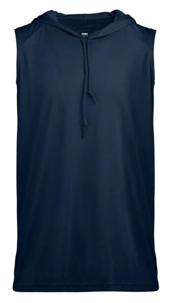 MEN'S SLEEVELESS PERFORMANCE HOODIE, ODOR / MOISTURE RESISTANT, PULLOVER, XS-4XL gallery