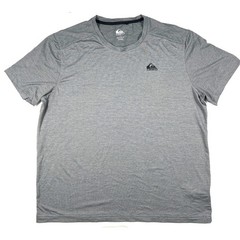 Quiksilver DryFlight Mens XL Regular Fit Grey Performance Activewear Tee Shirt