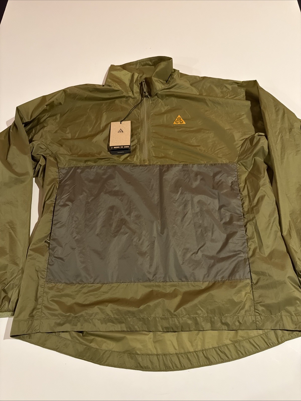 NIKE ACG CINDER CONE HALF ZIP TOP DN3953 Green Men’s Outdoor Casual Sz M DN3953 gallery