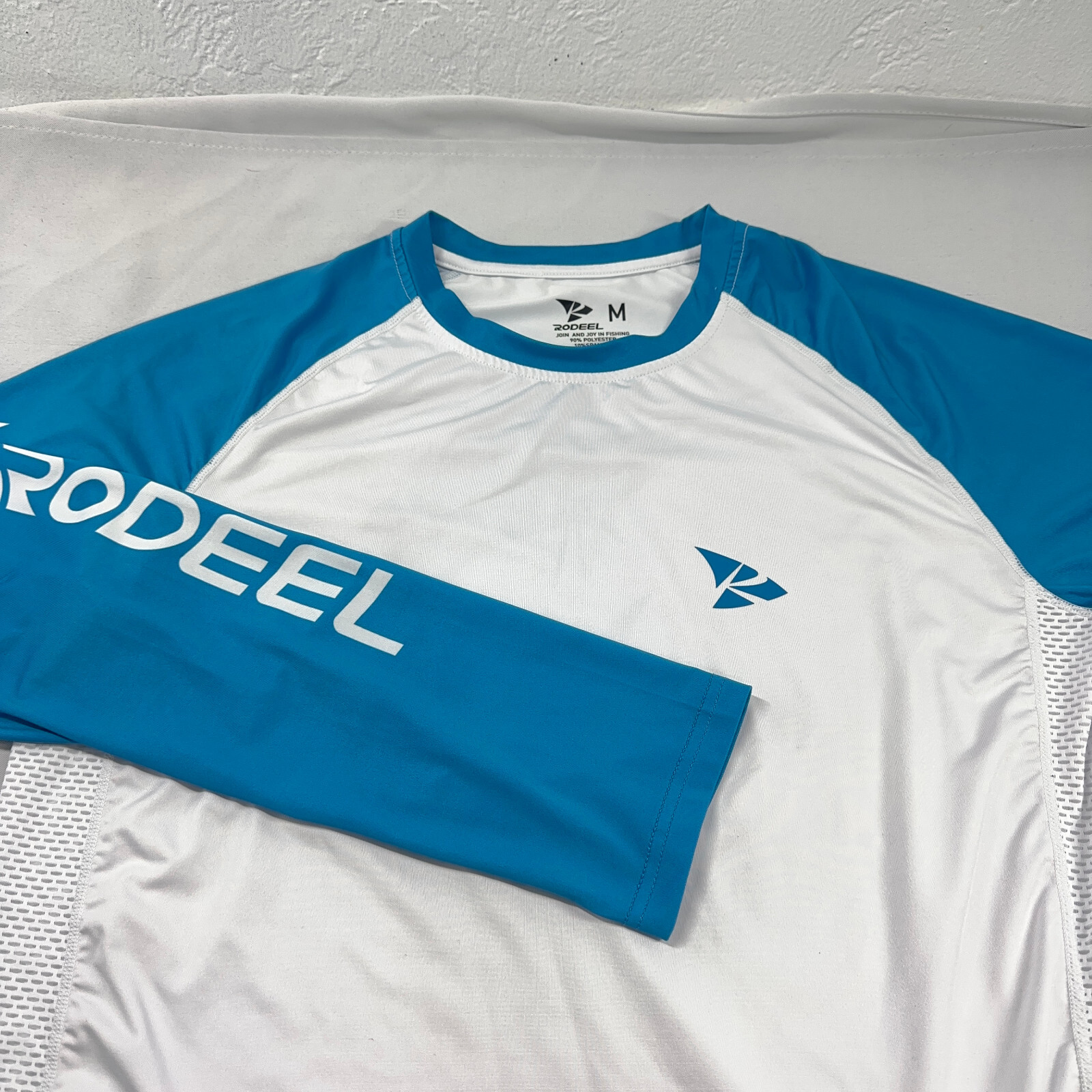 Rodeel Shirt Mens Medium Blue Fishing Long Sleeve Active Outdoors Boat Marlin gallery