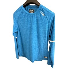 American Eagle Outfitters AE Flex Long Sleeve Athletic Shirt Blue Mens M