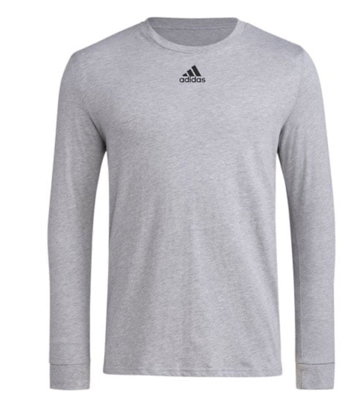 Adidas Men’s Creator Long Sleeve Sports Training Shirt Gray Size XL New gallery