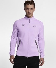 Roger Federer Nike 2017 Australian US Open RF Jacket RARE Purple Nadal Rafa